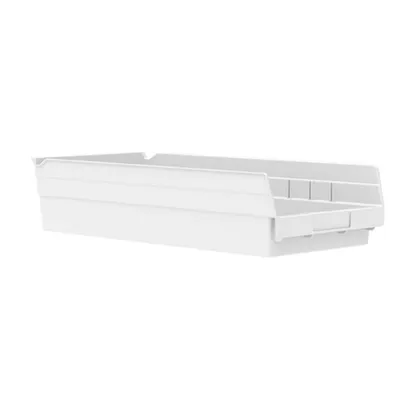 Shelf Bin 30158WHITE, 17.88"x8.38"x4"