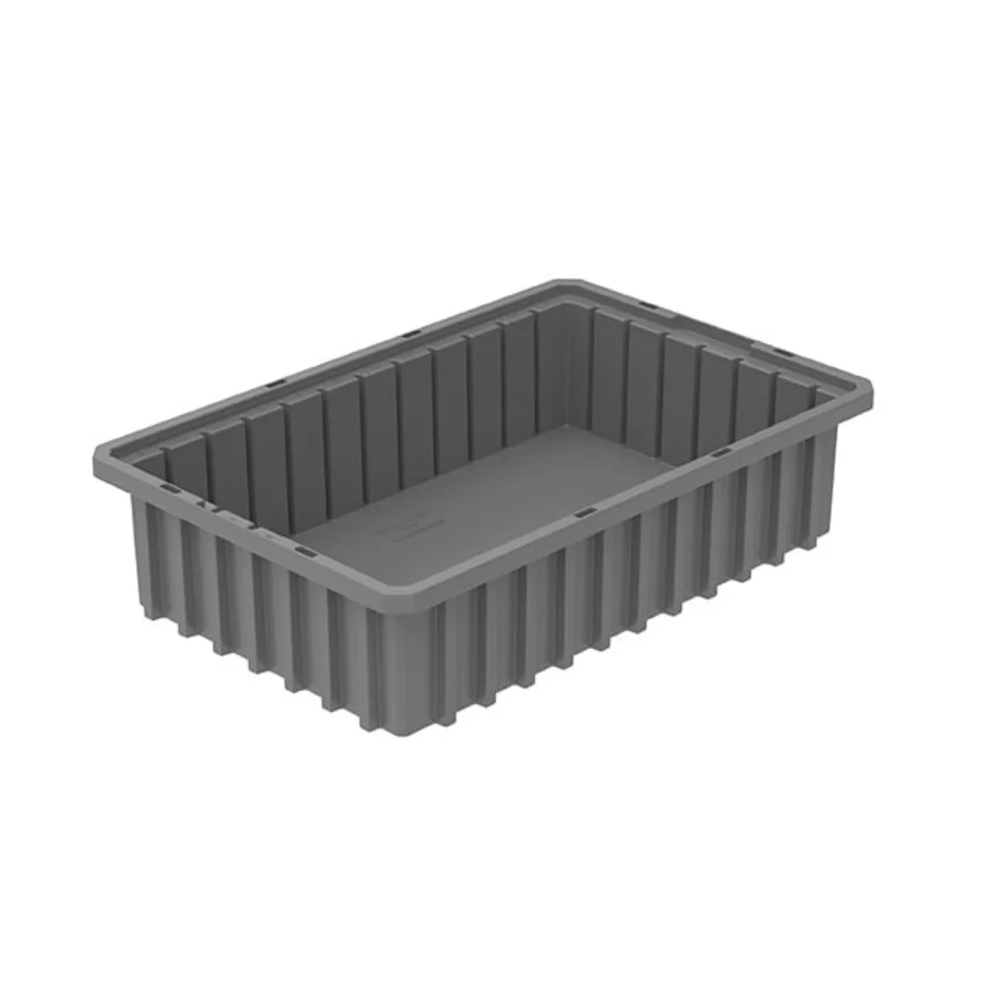 Akro-Mils 33164GREY Akro-Grid Dividable Plastic Storage Boxes