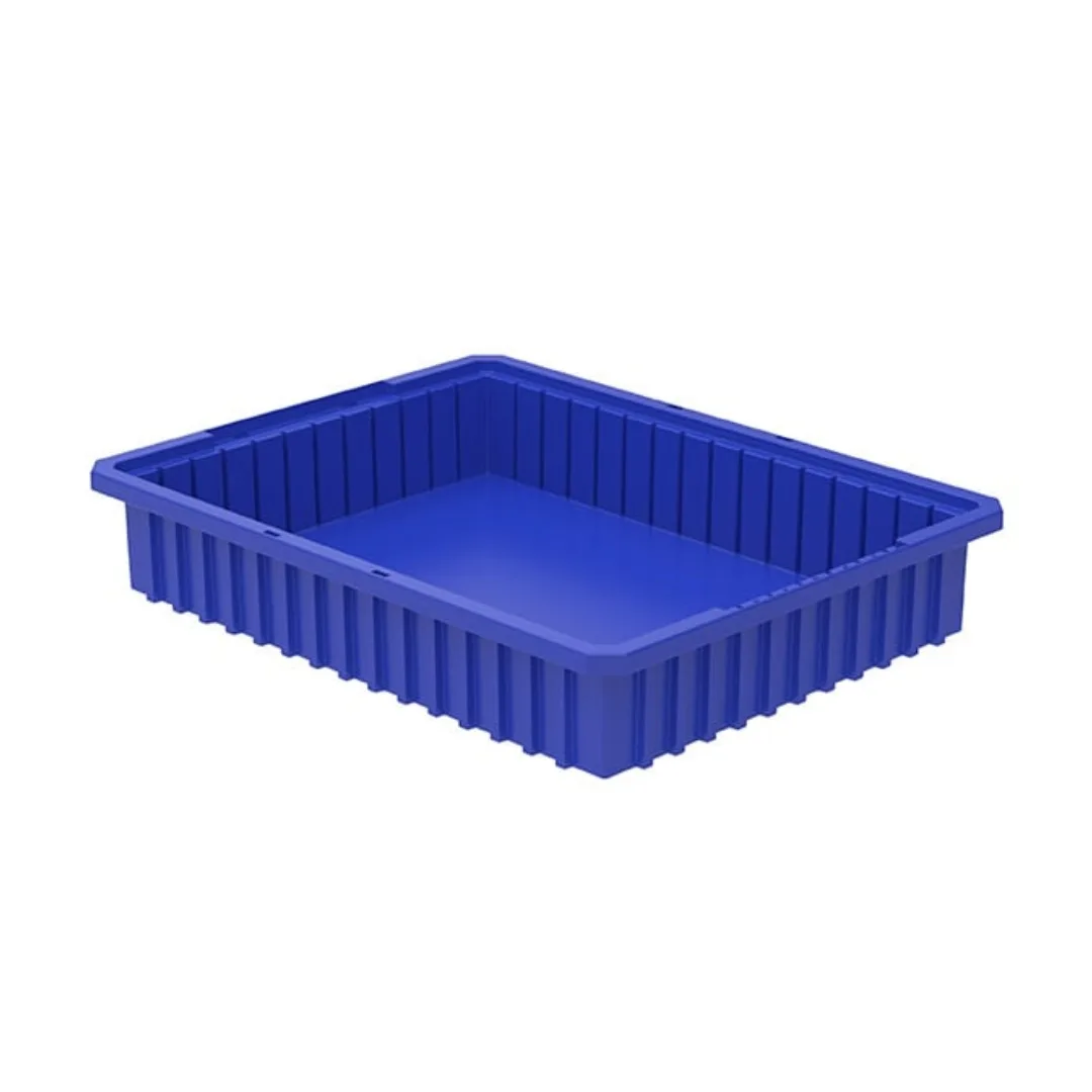 Akro-Mils 33224BLUE Akro-Grid Dividable Plastic Storage Boxes
