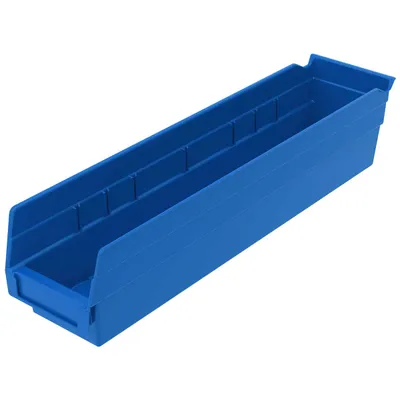 Shelf Bin 30128BLUE, 17.88"x4.13"x4"