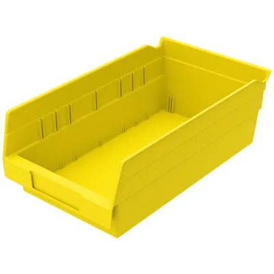 Shelf Bin 30130YELLOW, 11.63"x6.63"x4"