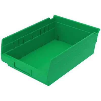 Shelf Bin 30150GREEN, 11.63"x8.38"x4"