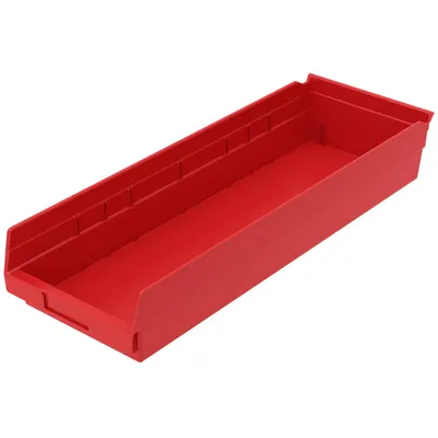 Shelf Bin 30184RED, 23.63"x8.38"x4"