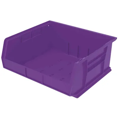 AkroBins Plastic Storage Bin 30250PURPL, 14.75"x16.5"x7"