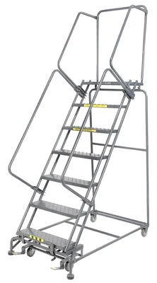 Ballymore 7-Step Rolling Ladder, 32" base, 14" top step