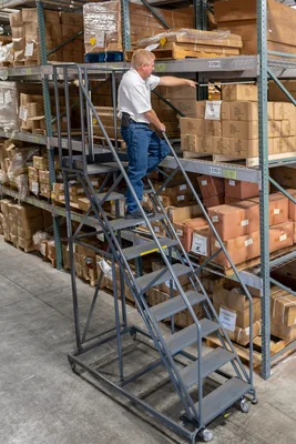 Ballymore Rolling Ladder, 40 lb capacity — view 3