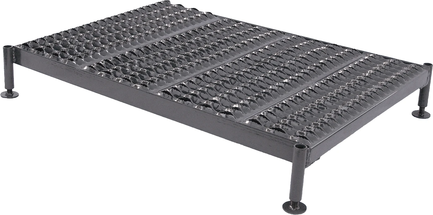 Ballymore Work Platform, 9–14" adjustable height, 24" base, 36" long platform, 500 lb capacity, serrated tread