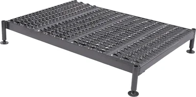 Ballymore Work Platform, 9–14" adjustable height, 24" base, 59" long platform, 500 lb capacity, serrated tread