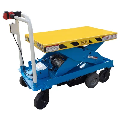 Ballymore Lift Table, 25" x 64" platform, hand controls, 3000 lb capacity