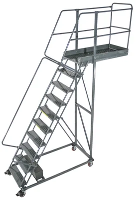 Ballymore 10-Step Cantilever Ladder, 32" base, 14" overhang