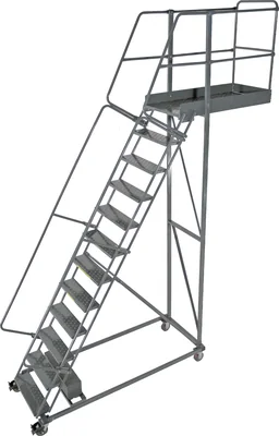 Ballymore 15-Step Cantilever Ladder, 40" base, 35" overhang