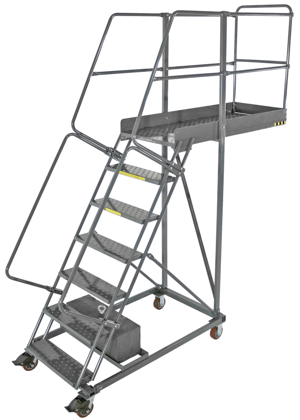 Ballymore 7-Step Cantilever Ladder, 32" base, 42" overhang