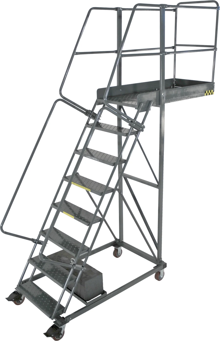 Ballymore 8-Step Cantilever Ladder, 32" base, 14" overhang