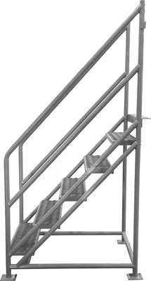Ballymore 4-Step Stair Unit, 27" wide, expanded metal tread