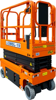 Ballymore Scissor Lift, drivable, 19 ft platform height, 36" long platform, 500 lb capacity — view 3