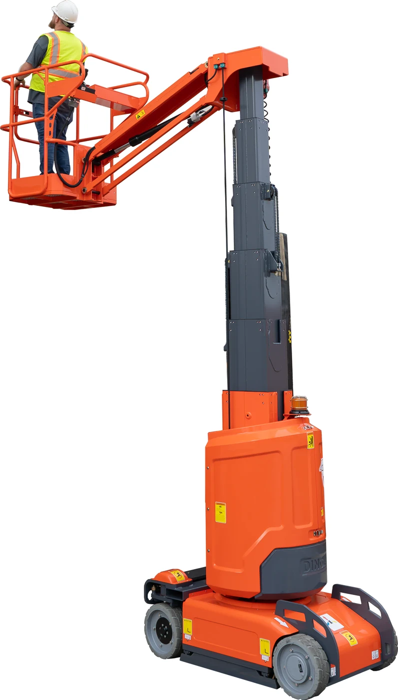 Ballymore DVML-30RJ Drivable Vertical Mast Lift, 30' Lift, 9' Jib