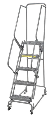Spring-Loaded Caster Ladders