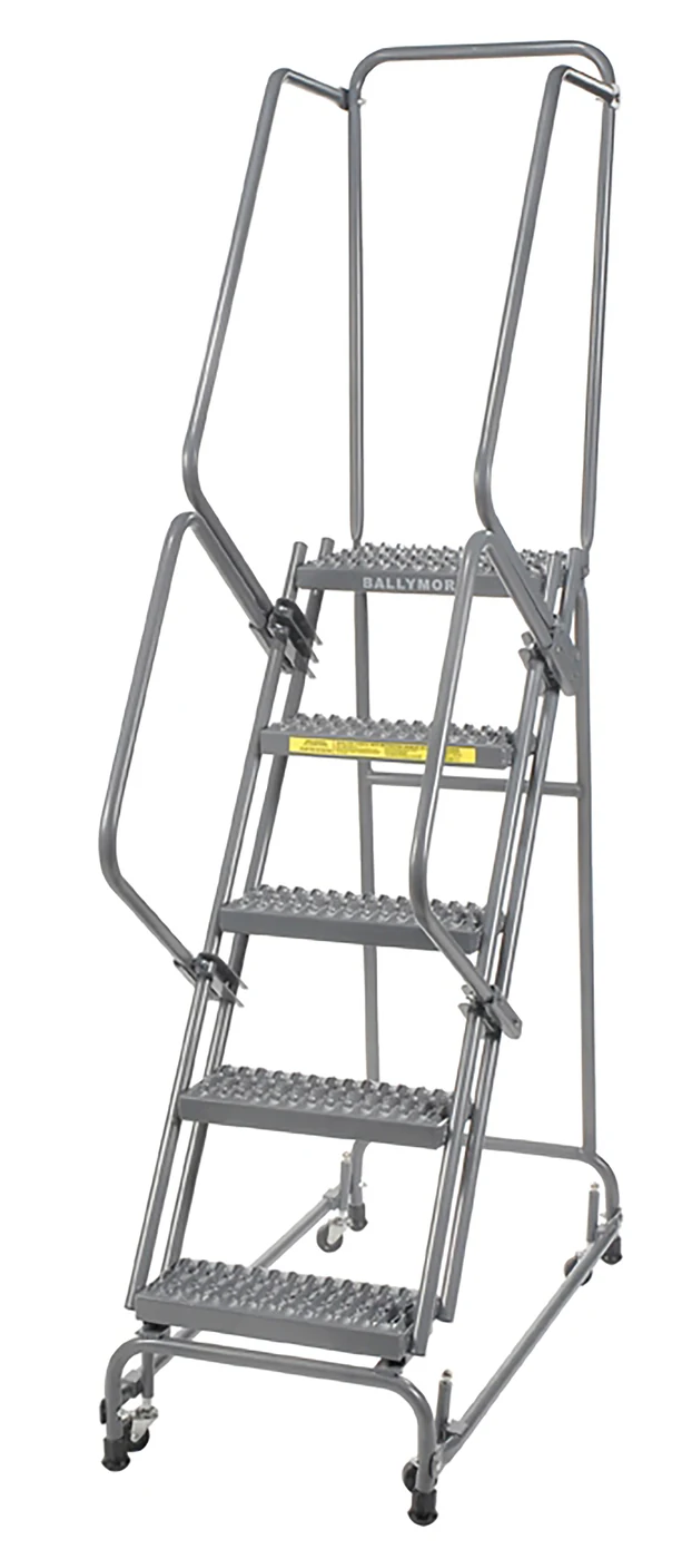Spring-Loaded Caster Ladders