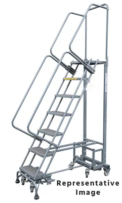 Ballymore Navigator All-Directional 7-Step Rolling Ladder, 26" base — view 4