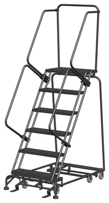 Ballymore All-Directional 6-Step Rolling Ladder, 32" base, 14" top step