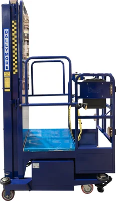 Ballymore PS-12 Ballymore Personnel Lift: Push-Around, Battery, 650 lb Load Capacity, 7 ft 10 in Closed Height, 6 in — view 3