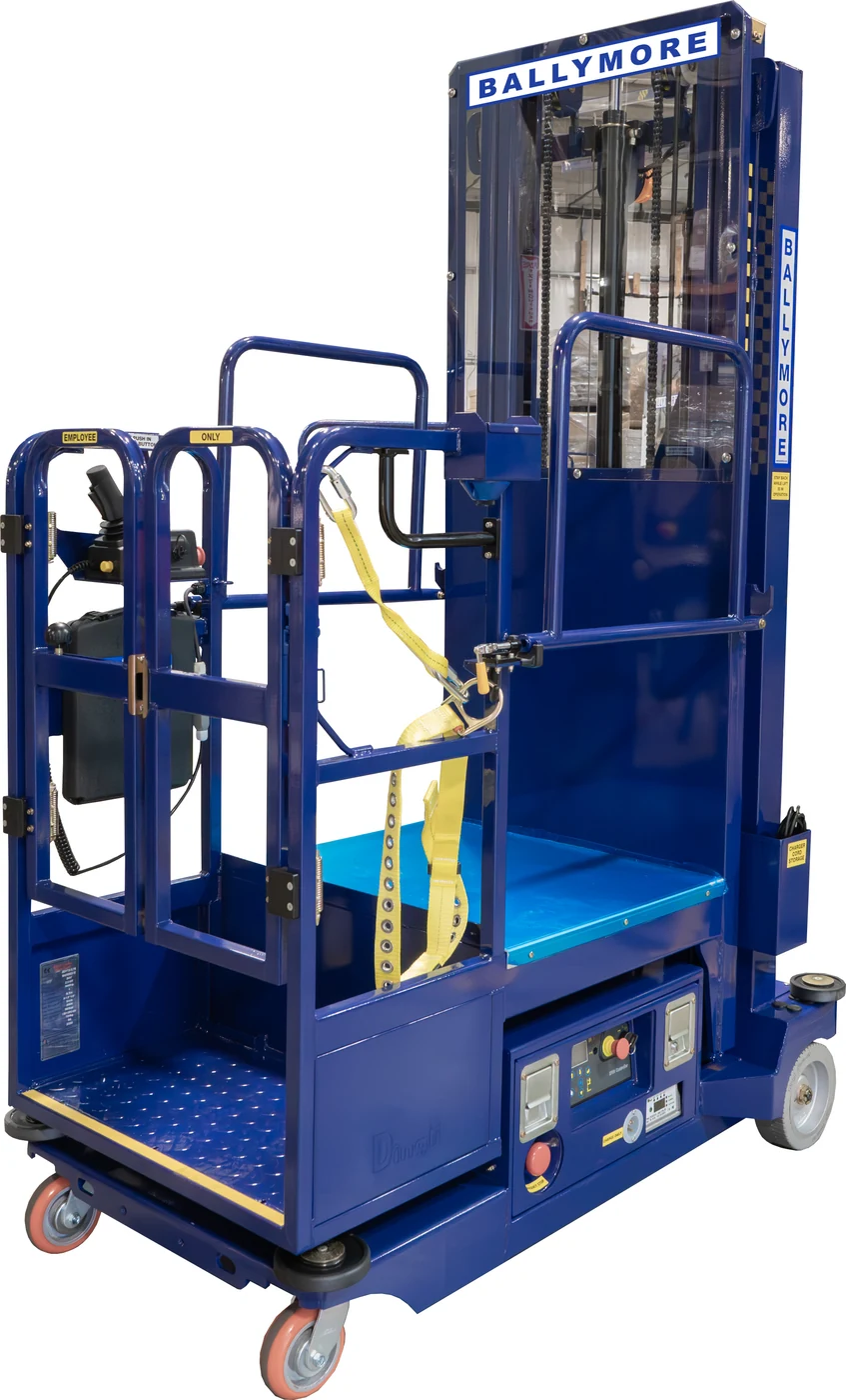 Ballymore PS-12DRVS Drivable Power Stocker Vertical Mast Lift - With Safety Sensor