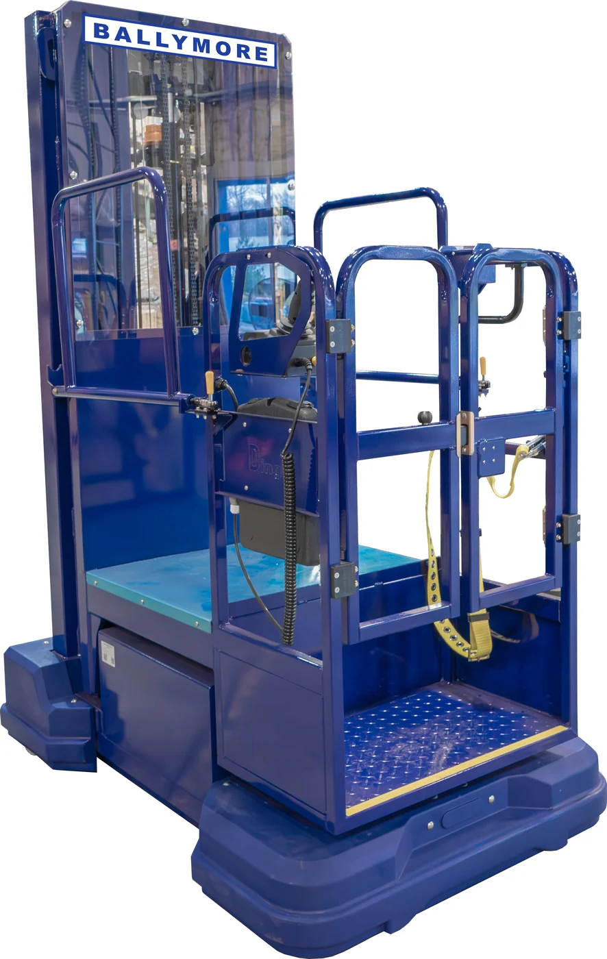 Ballymore PS-15DRVS Drivable Power Stocker Vertical Mast Lift - With Safety Sensor