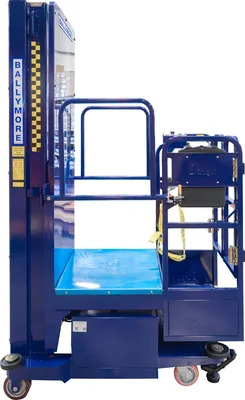 Ballymore PS-15S Ballymore Personnel Lift: Push-Around, Battery, 650 lb Load Capacity, 7 ft 6 in Closed Height, 6 in — view 3