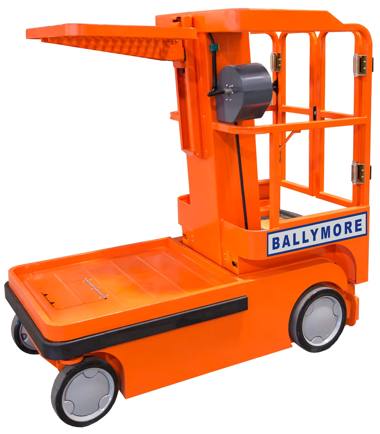 Ballymore Rebel-10 Ballymore Fully Powered Merchandise Lift: Driveable, Electric, 300 lb Load Capacity, 62 in Closed Ht
