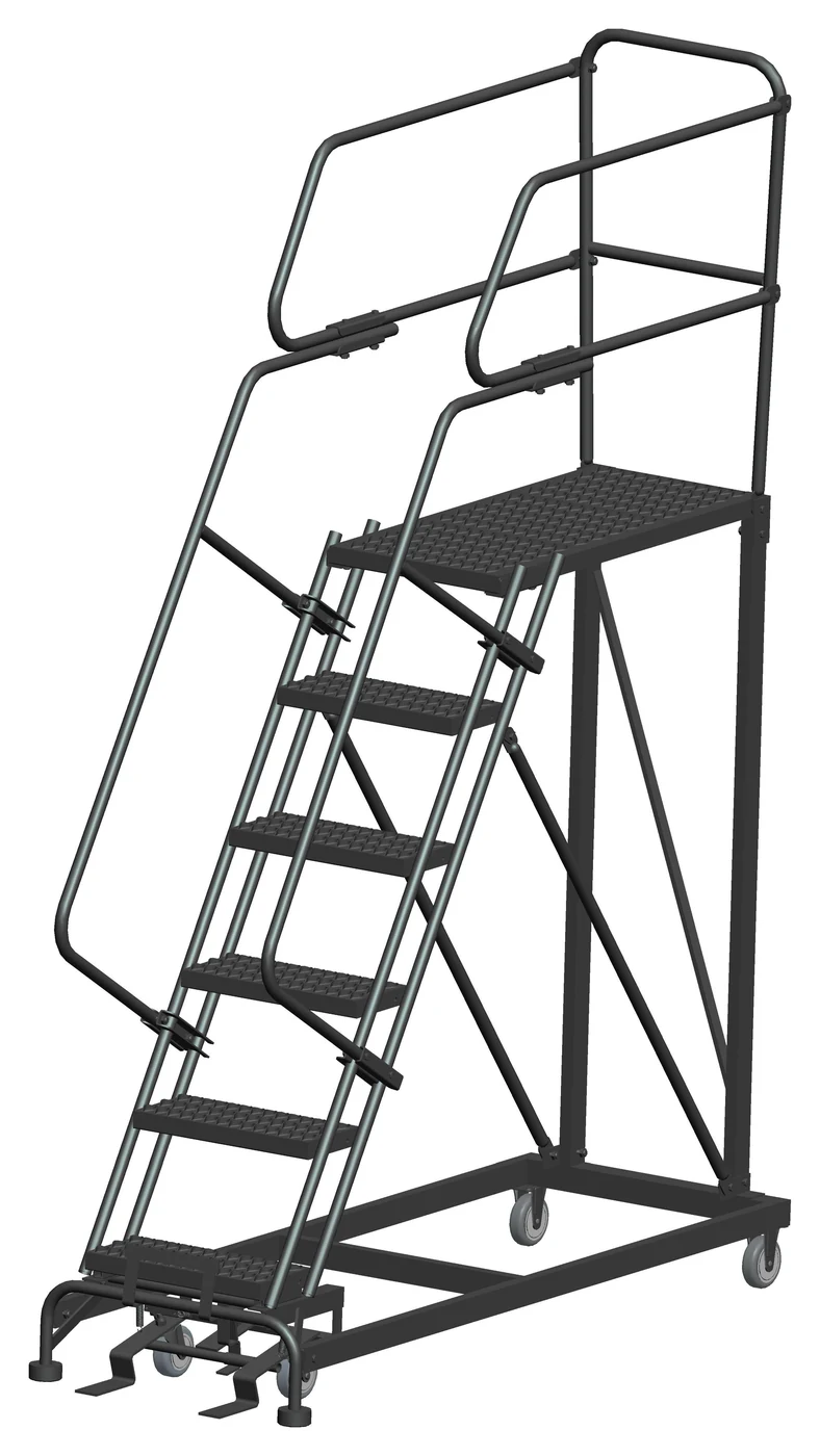Ballymore 6-Step Single Entry Work Platform, 36" deep platform, 33" base