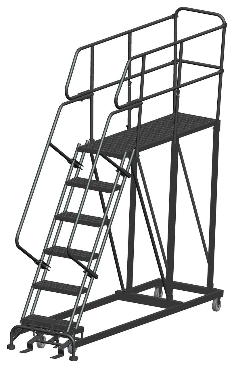 Ballymore 6-Step Single Entry Work Platform, 60" deep platform, 33" base