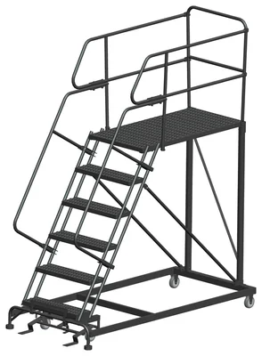 Ballymore 6-Step Single Entry Work Platform, 48" deep platform, 38" base