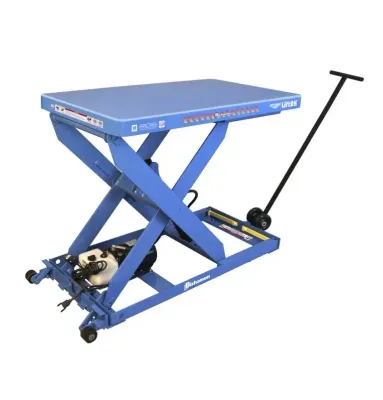 Bishamon L2K-3648 lift table shown from an alternate angle
