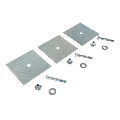 Vestil CS-GD-3 CAR STOP GLUE DOWN ANCHOR PLATE 3 HOLES