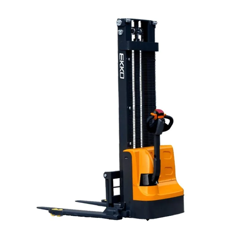 EKKO EB12E-138 Full Powered Straddle Stacker