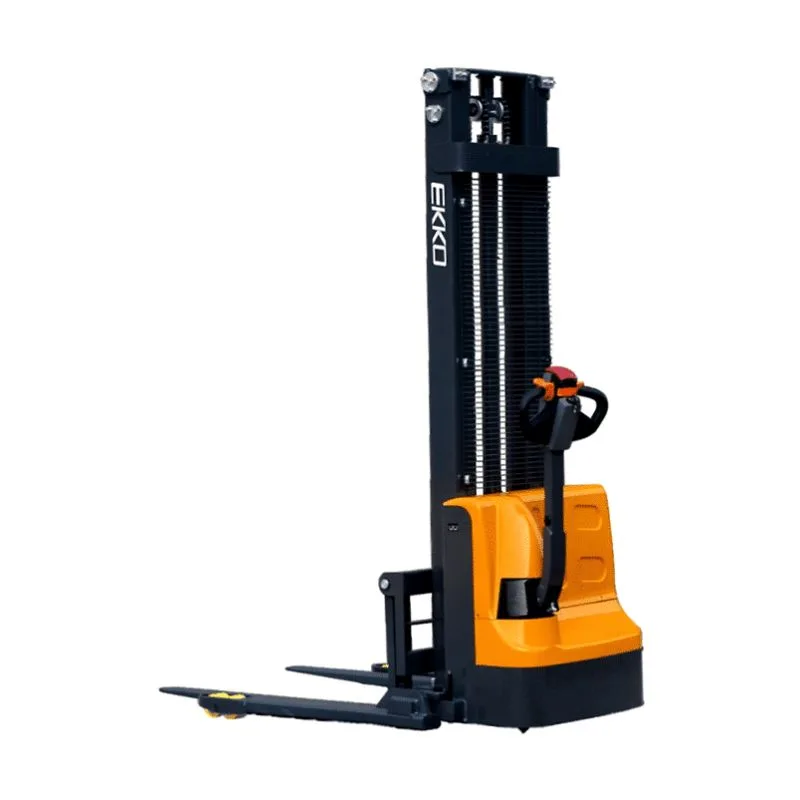 EKKO EB12E Full Powered Straddle Stacker
