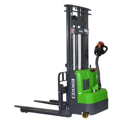 Lithium Straddle Stacker EB14C-145LI, 3,000 lbs. Capacity