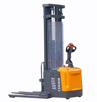 EKKO Lifts EB16EA pallet stacker shown from an alternate angle