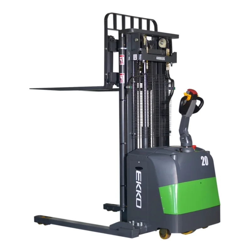 Full Powered Straddle Stacker EB20CS-189LI, 4,400 lbs. Capacity