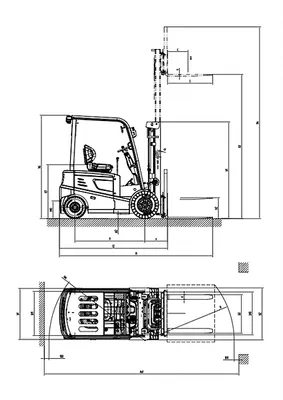EKKO EK20G 4 Wheel Electric Forklift 1