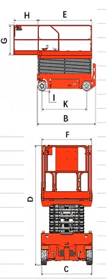 EKKO ES100E Scissor Aerial Work Platform Lift 2
