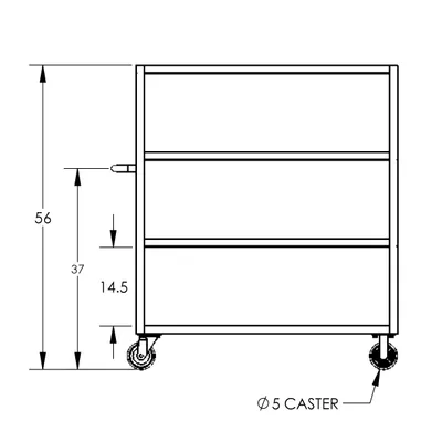 Utility Cart F89172RDPH, 3,600 lb. Capacity