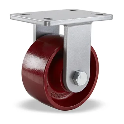 Hamilton R-CH-63MB Champion Rigid Caster, 6" x 3" Metal