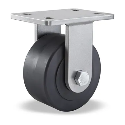 Hamilton R-CH-63NYB Champion Rigid Caster, 6" x 3" Nylon