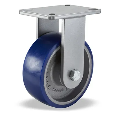 Hamilton R-CH-83SPB Champion Rigid Caster, 8" x 3" Polyurethane