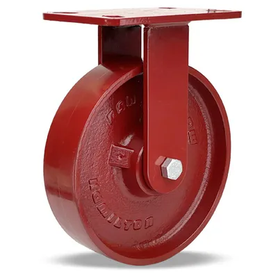 Hamilton R-HS-8MB Heavy Service Rigid Caster, 8" x 2" Polyurethane