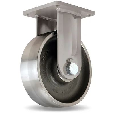 Hamilton R-MD-124FST Maxi-Duty Rigid Caster, 12" x 4" Forged Steel