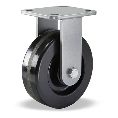 Hamilton R-WH-6P Workhorse Rigid Caster, 6" x 2" Phenolic