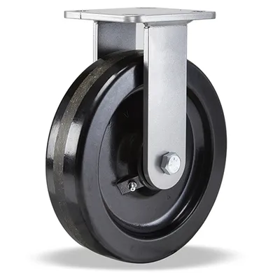 Hamilton R-WH-8P Workhorse Rigid Caster, 8" x 2" Phenolic