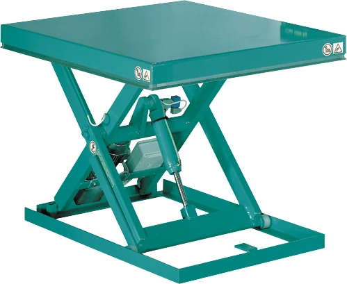 Lift Products Scissor Lift, 32" x 39" platform, 31" raised height, hand controls, 1100 lb capacity